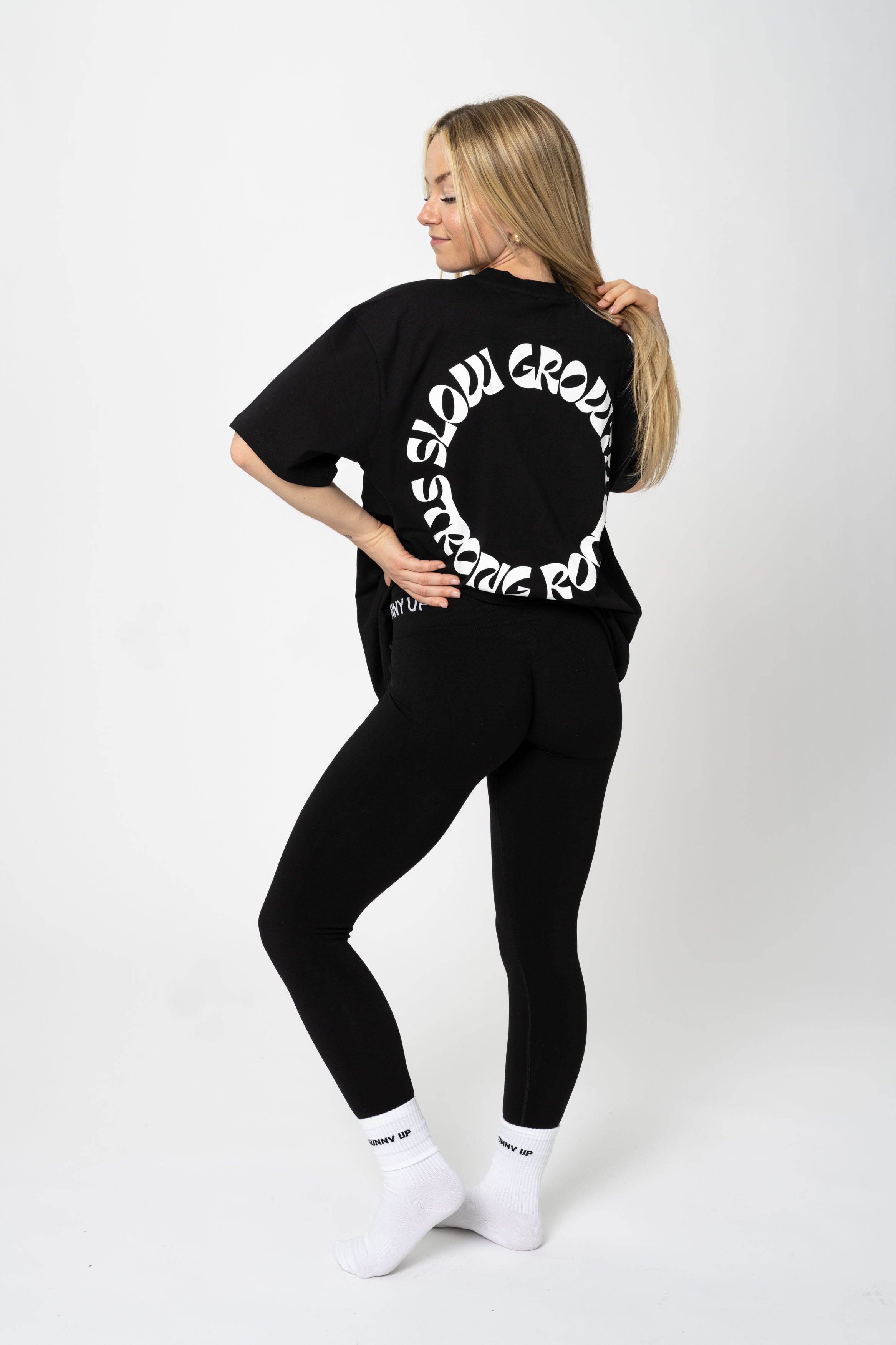 Turtle Oversized T-Shirt | Schwarz